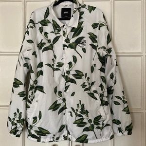 VANS Torrey Jacket Leaf Print Skate windbreaker XL